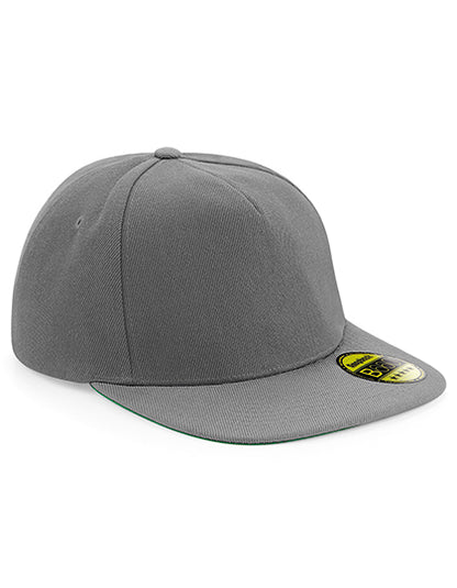 Original Flat Peak Snapback Cap - Grau