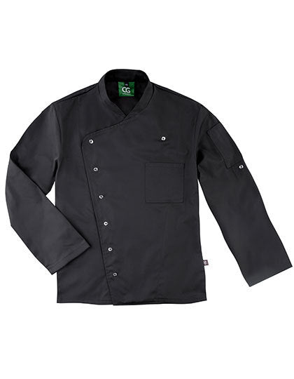 Men´s Chef Jacket Turin GreeNature - Schwarz