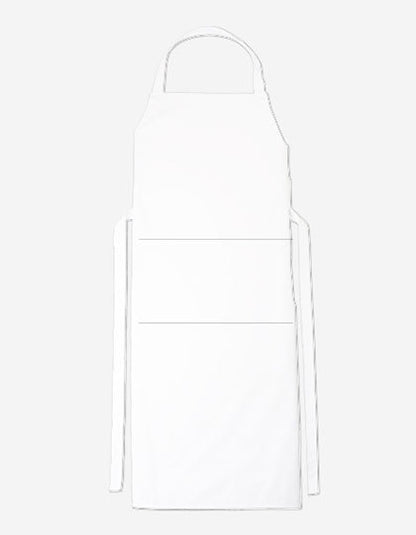 Bib Apron Verona Bag 110 x 75 cm-Weiß