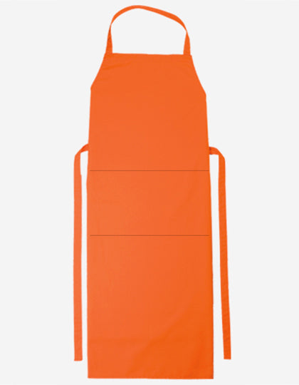 Bib Apron Verona Classic Bag 90 x 75 cm-Kürbis