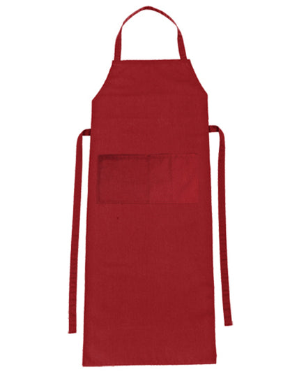 Bib Apron Verona Classic Bag 90 x 75 cm-Regency  Rot
