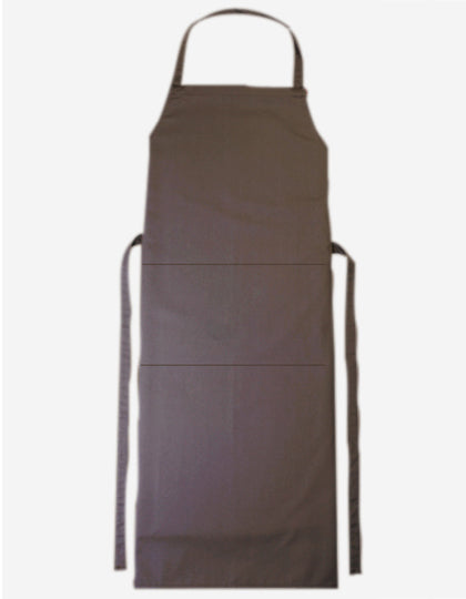 Bib Apron Verona Classic Bag 90 x 75 cm-Taupe