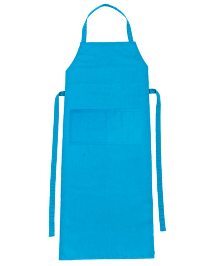 Bib Apron Verona Classic Bag 90 x 75 cm-Türkis