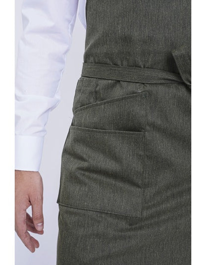 Bip Apron Gorizia-Grünmeliert