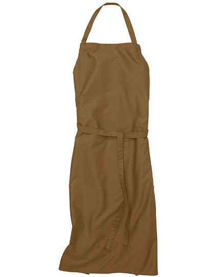 Bib Apron Verona 110 x 75 cm-Karamell