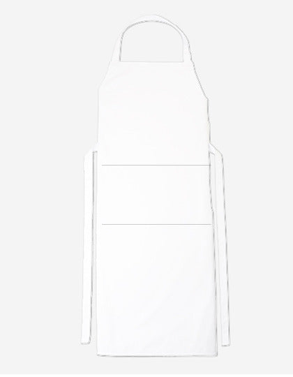 Bib Apron Verona 110 x 75 cm-Weiß
