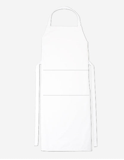 Bib Apron Verona 110 x 75 cm-Weiß