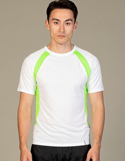 Pace Tech Tee- Weiß - Kalk