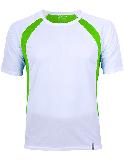Pace Tech Tee- Weiß - Kalk