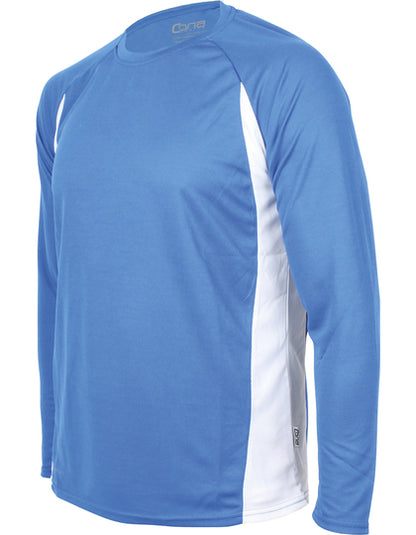 Racer Long Sleeve Tech Tee - Königsblau - Weiss