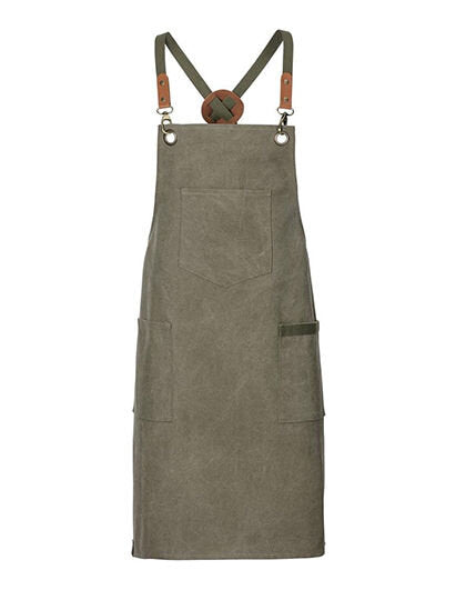 Latzschürze Canvas – Exner - Olive