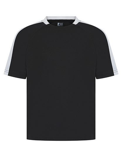 Kids Team T-Shirt - Schwarz   Weiß