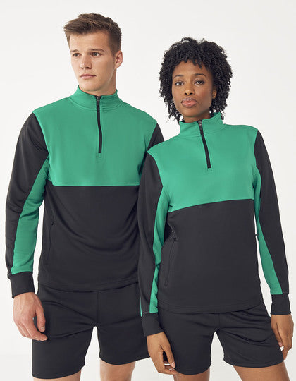 Adults 1/4 Zip Tracksuit Top - Königlich- Marine