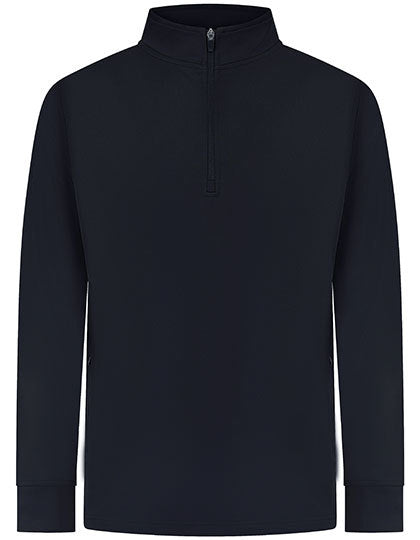 Adults 1/4 Zip Tracksuit Top - Marine