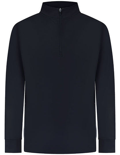 Adults 1/4 Zip Tracksuit Top - Marine
