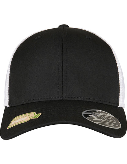 Flexfit 110 Recycled Cap 2-Tone - Schwarz - Weiss
