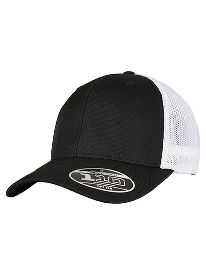 Flexfit 110 Recycled Cap 2-Tone - Schwarz - Weiss