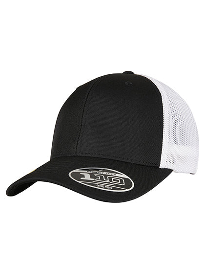 Flexfit 110 Recycled Cap 2-Tone - Schwarz - Weiss