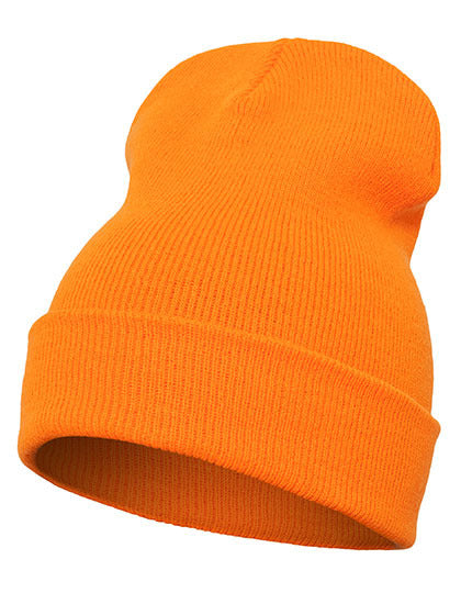 Heavyweight Long Beanie - Flammendes Orange