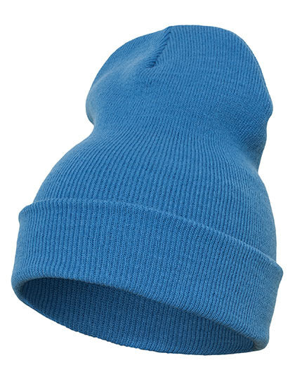 Heavyweight Long Beanie - Carolina Blau