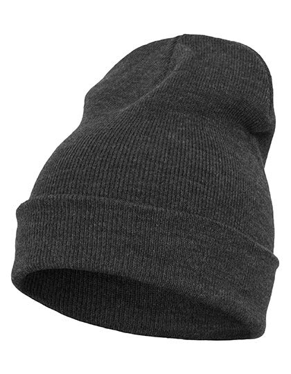 Heavyweight Long Beanie - Holzkohle