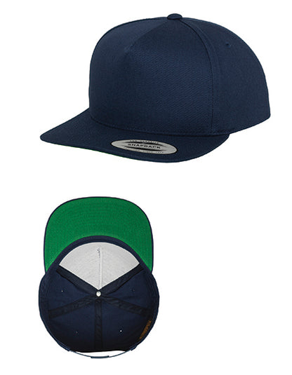 Classic 5 Panel Snapback - Marine