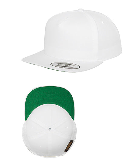 Classic 5 Panel Snapback - Weiss