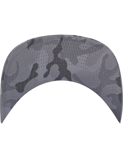 Camo Visor Snapback - Schwarz - Schwarzes Tarnmuster