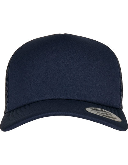 YP Classics® Classic Curved Visor Foam Trucker Cap  -   Marine