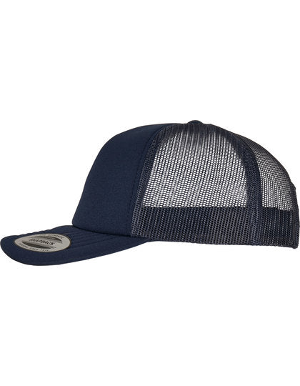 YP Classics® Classic Curved Visor Foam Trucker Cap  -   Marine
