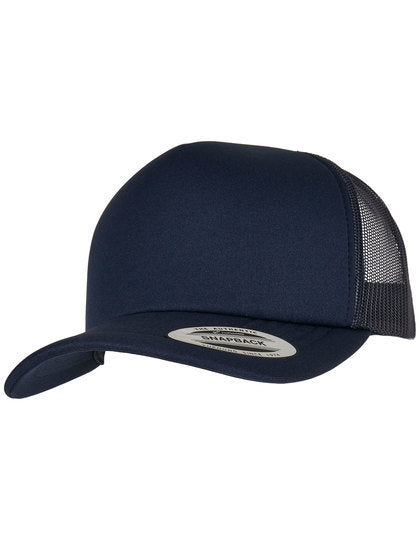 YP Classics® Classic Curved Visor Foam Trucker Cap  -   Marine