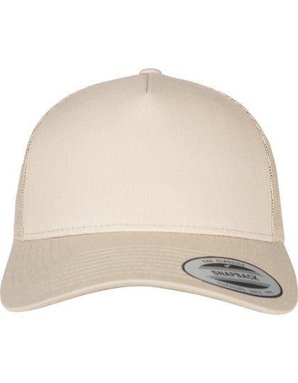 5-Panel Retro Trucker Cap-     Khaki