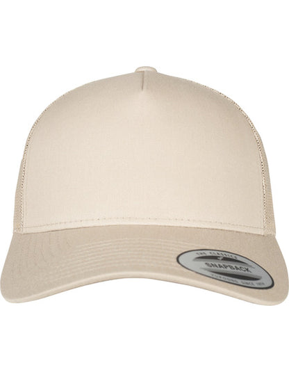 5-Panel Retro Trucker Cap-     Khaki