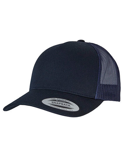 5-Panel Retro Trucker Cap-      Dunkles Marineblau -    Marine