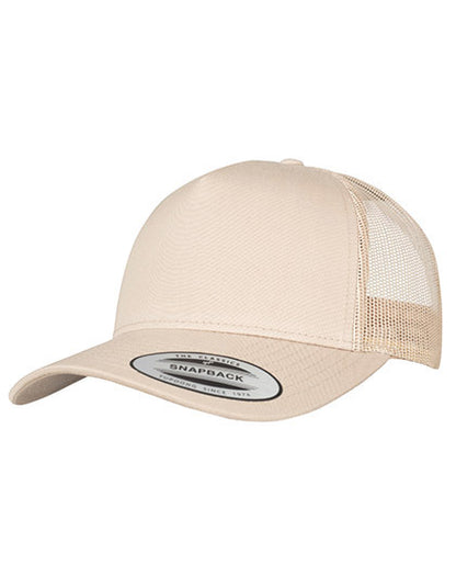 5-Panel Retro Trucker Cap-     Khaki