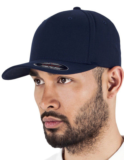 Flexfit 5 Panel Cap - Schwarz