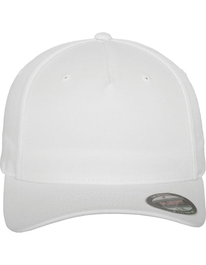 Flexfit 5 Panel Cap -  Weiss