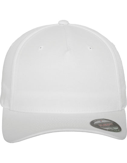 Flexfit 5 Panel Cap -  Weiss