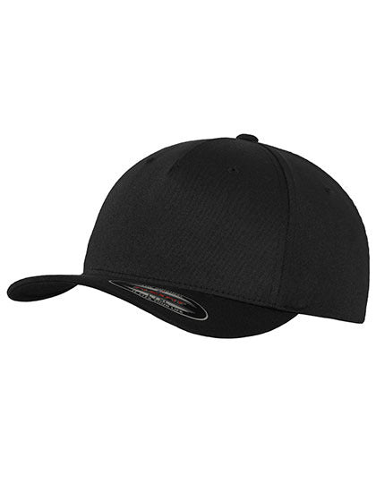Flexfit 5 Panel Cap - Schwarz