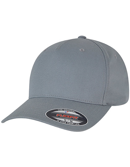 Flexfit 5 Panel Cap - Grünliches Grau