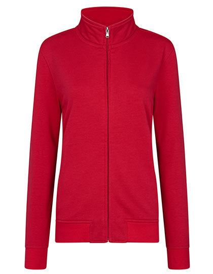Women´s Premium Full-Zip Sweat Jacket - Rot