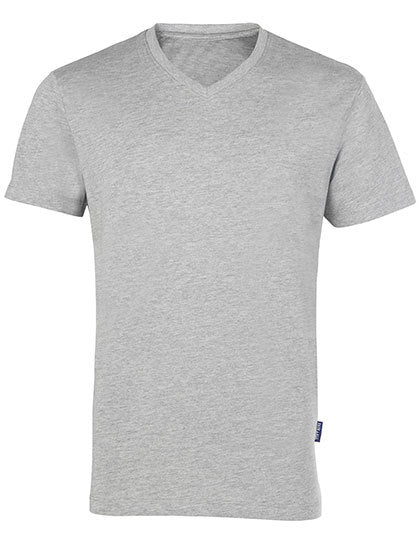 Men´s Luxury V-Neck Tees - Graue Melange
