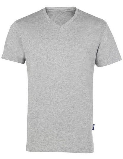 Men´s Luxury V-Neck Tees - Graue Melange
