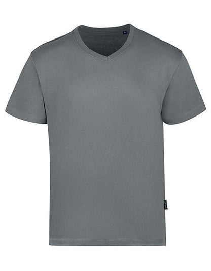Men´s Luxury V-Neck Tees - Stein