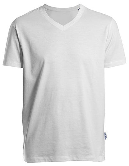 Men´s Luxury V-Neck Tees - Weiss