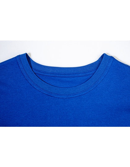 Men´s Organic Heavy Luxury Roundneck Tees - Königsblau