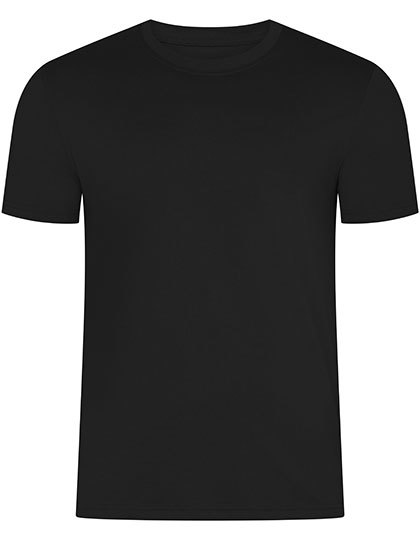 Men´s Organic Heavy Luxury Roundneck Tees - Schwarz