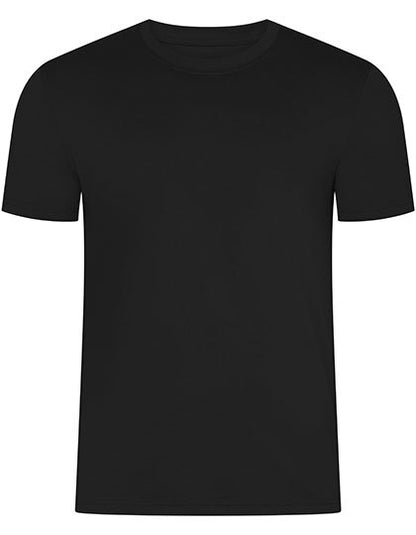 Men´s Organic Heavy Luxury Roundneck Tees - Schwarz