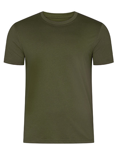 Men´s Organic Heavy Luxury Roundneck Tees - Olive
