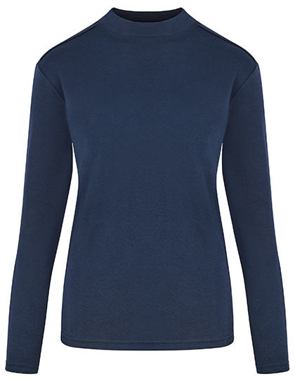 Women´s Premium Highneck Longsleeve Tees - Marine